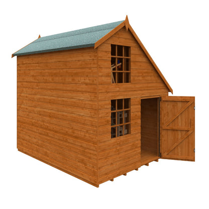 GardenArch 8x6 Clubhouse Wooden Shed