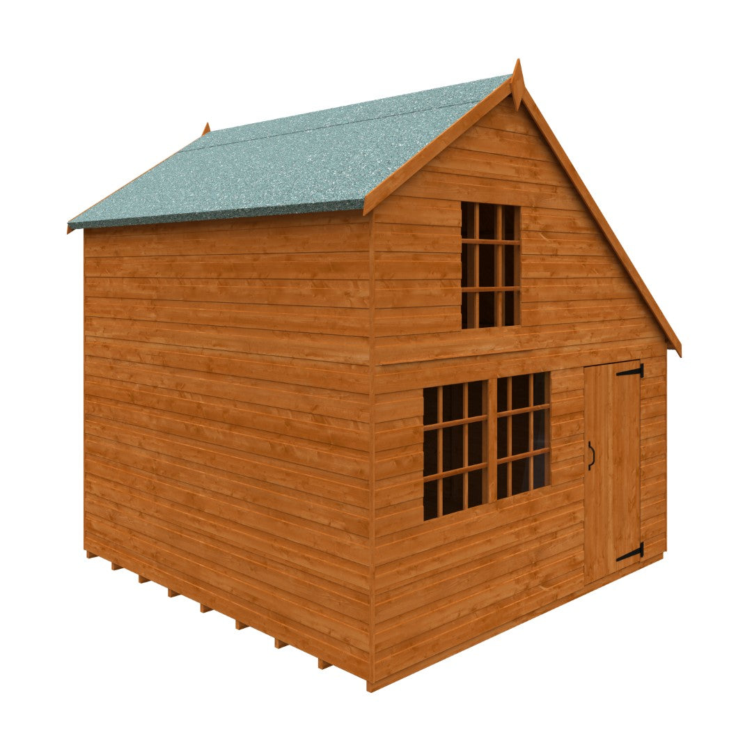 GardenArch 8x8 Clubhouse Wooden Shed