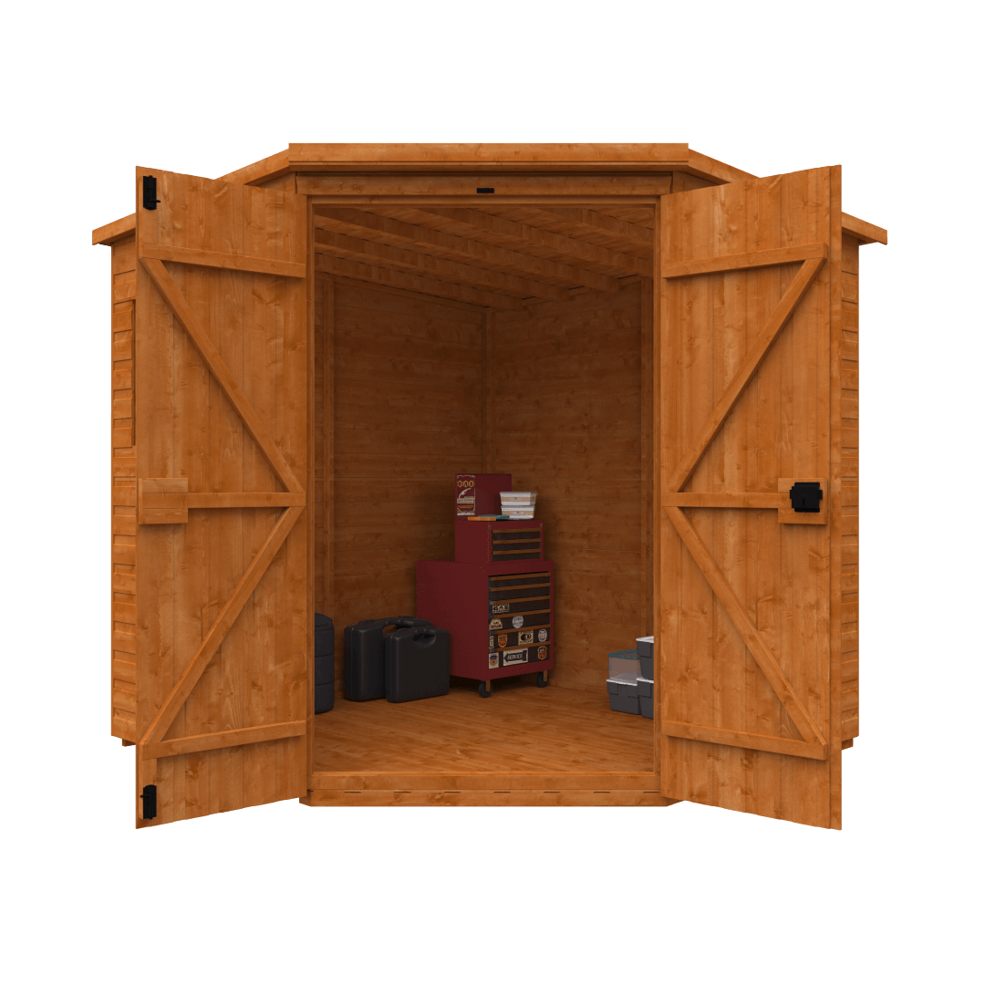 GardenArch 7x7 Corner Wooden Shed