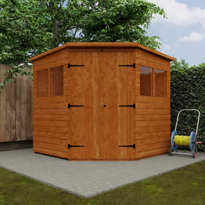 GardenArch 7x7 Corner Wooden Shed