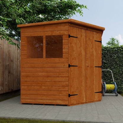 GardenArch 7x7 Corner Wooden Shed