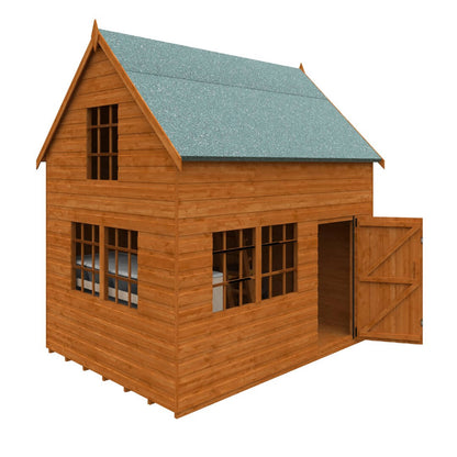GardenArch 8x6 Country Cottage Wooden Shed