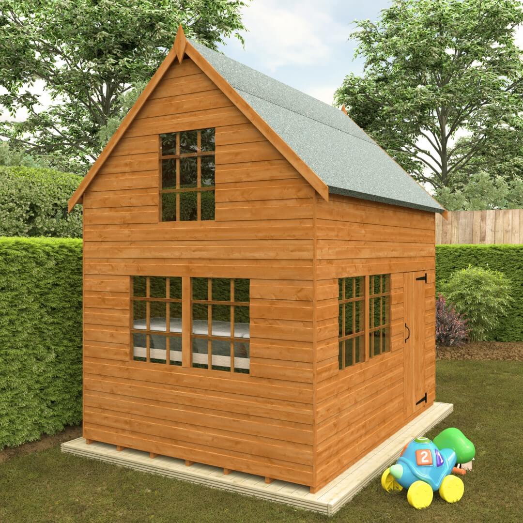 GardenArch 8x6 Country Cottage Wooden Shed