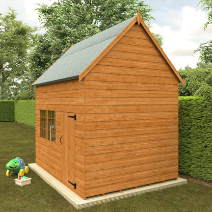 GardenArch 8x6 Country Cottage Wooden Shed