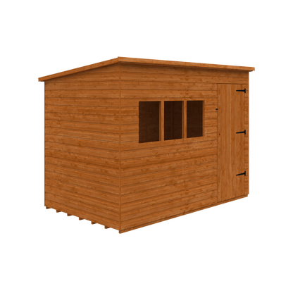 GardenArch 10x6 Tanalised Deluxe Pent Wooden Shed