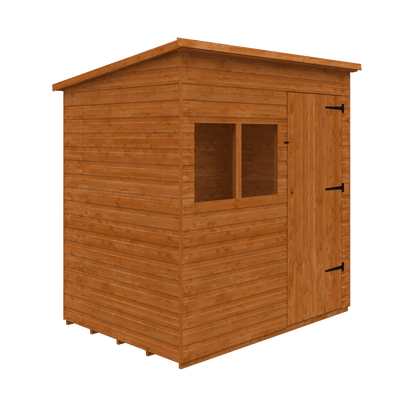 GardenArch 7x5 Tanalised Deluxe Pent Wooden Shed