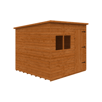 GardenArch 8x8 Tanalised Deluxe Pent Wooden Shed
