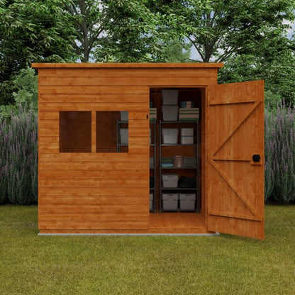 GardenArch 8x6 Deluxe Pent Wooden Shed