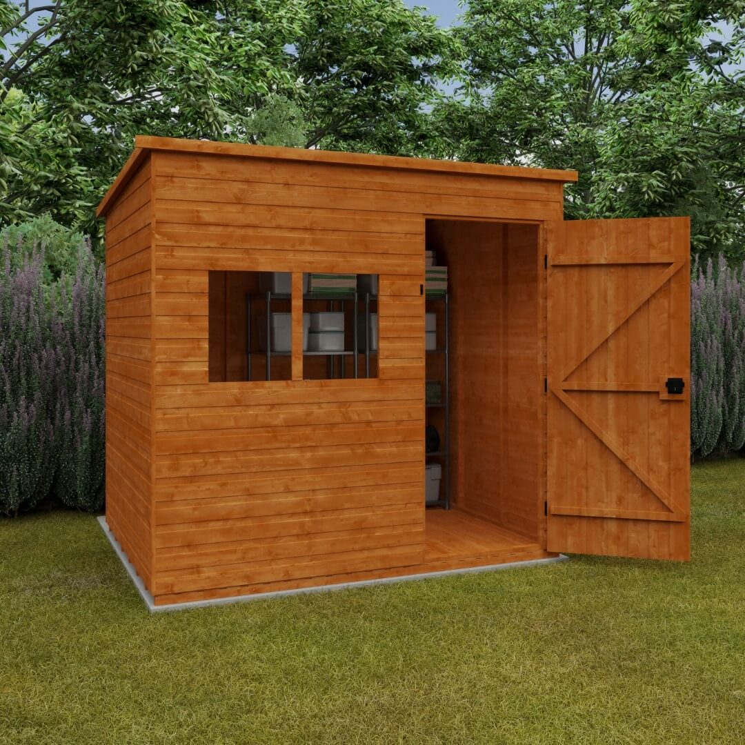 8x6 Deluxe Pent Shed – Perfect Storage Solution for Your Garden ...