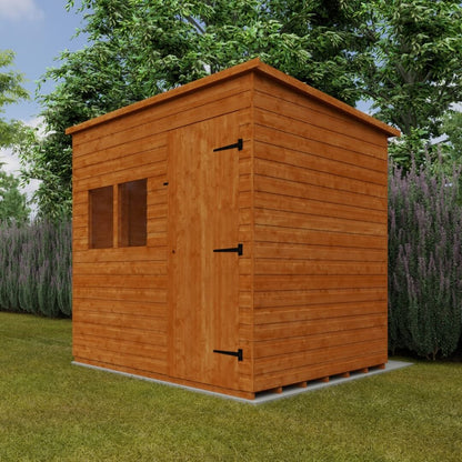 GardenArch 8x6 Deluxe Pent Wooden Shed