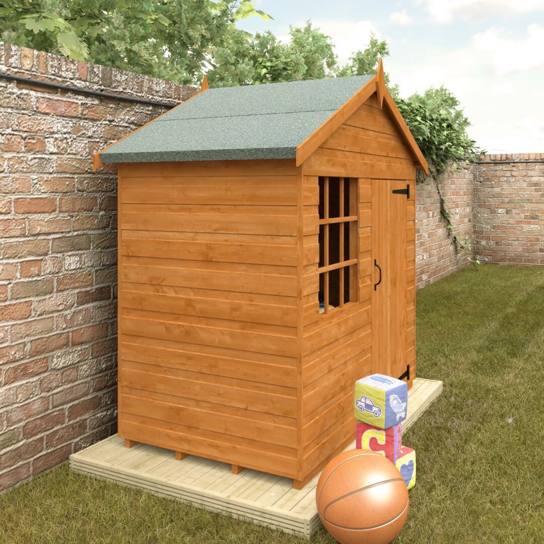 GardenArch 3x5 Den Wooden Shed