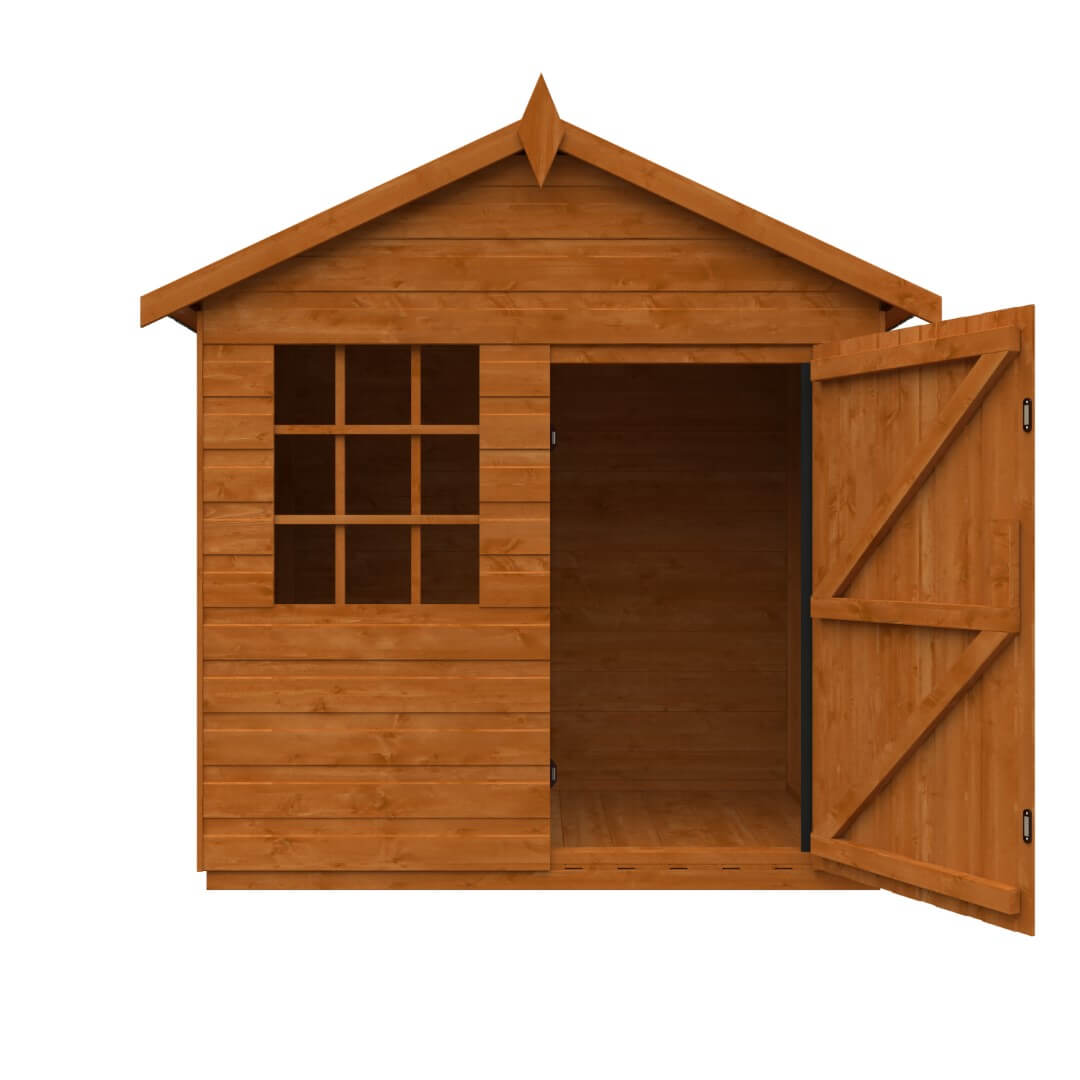 GardenArch 3x5 Den Wooden Shed