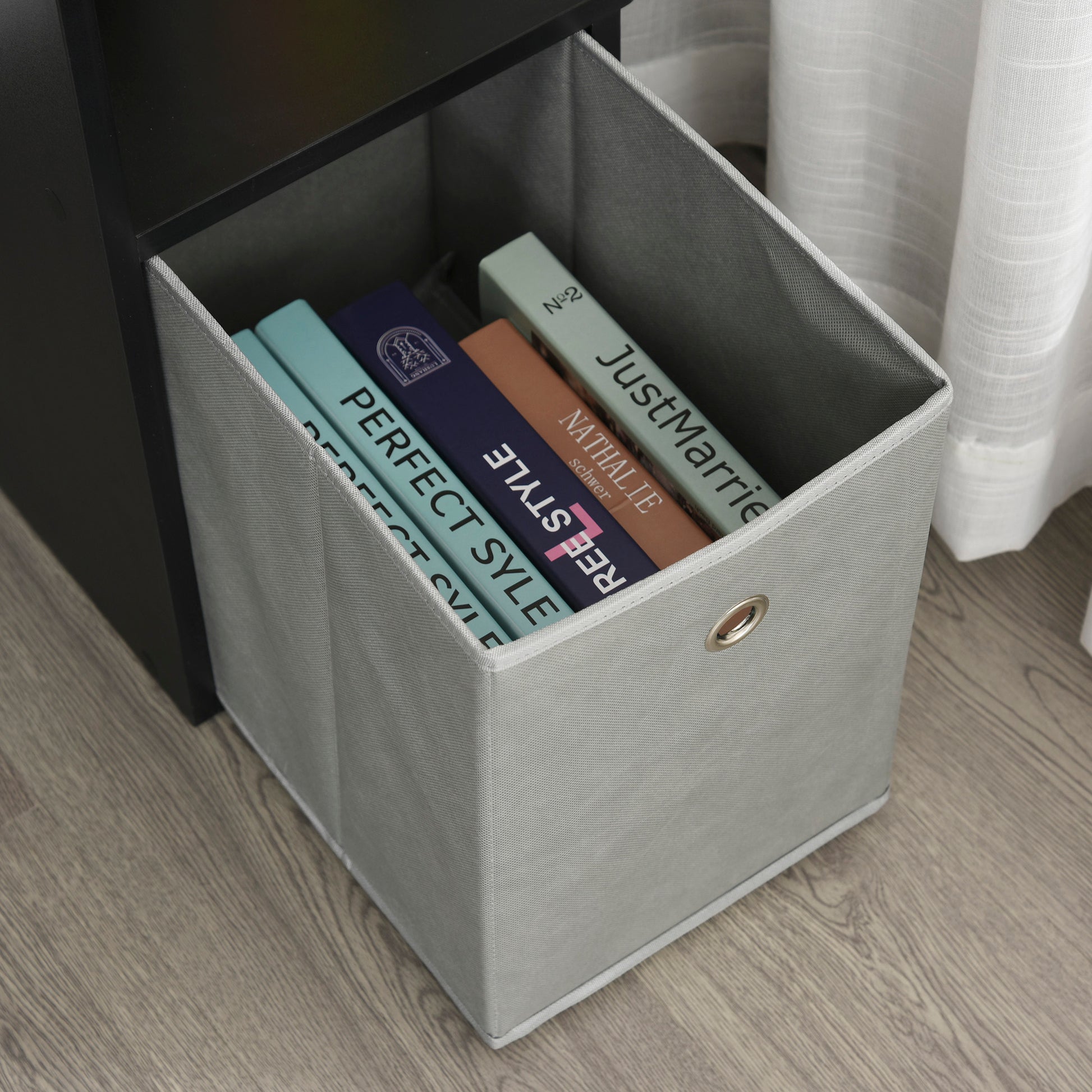 HOMCOM Computer PC Desk with Sliding Keyboard Tray Storage Drawer Shelf Home Office Workstation Gaming Study Wooden Black