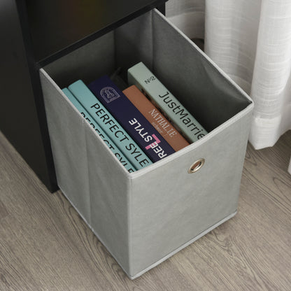 HOMCOM Computer PC Desk with Sliding Keyboard Tray Storage Drawer Shelf Home Office Workstation Gaming Study Wooden Black