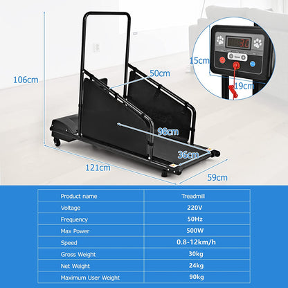 Dog Treadmill with Remote Control and Display Screen