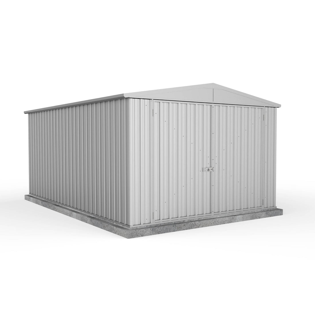 Absco Utility Workshop 3m x 4.48m (Zinc Colour) - Anchor Kit Included