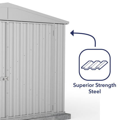 Absco Utility Workshop 3m x 4.48m (Zinc Colour) - Anchor Kit Included
