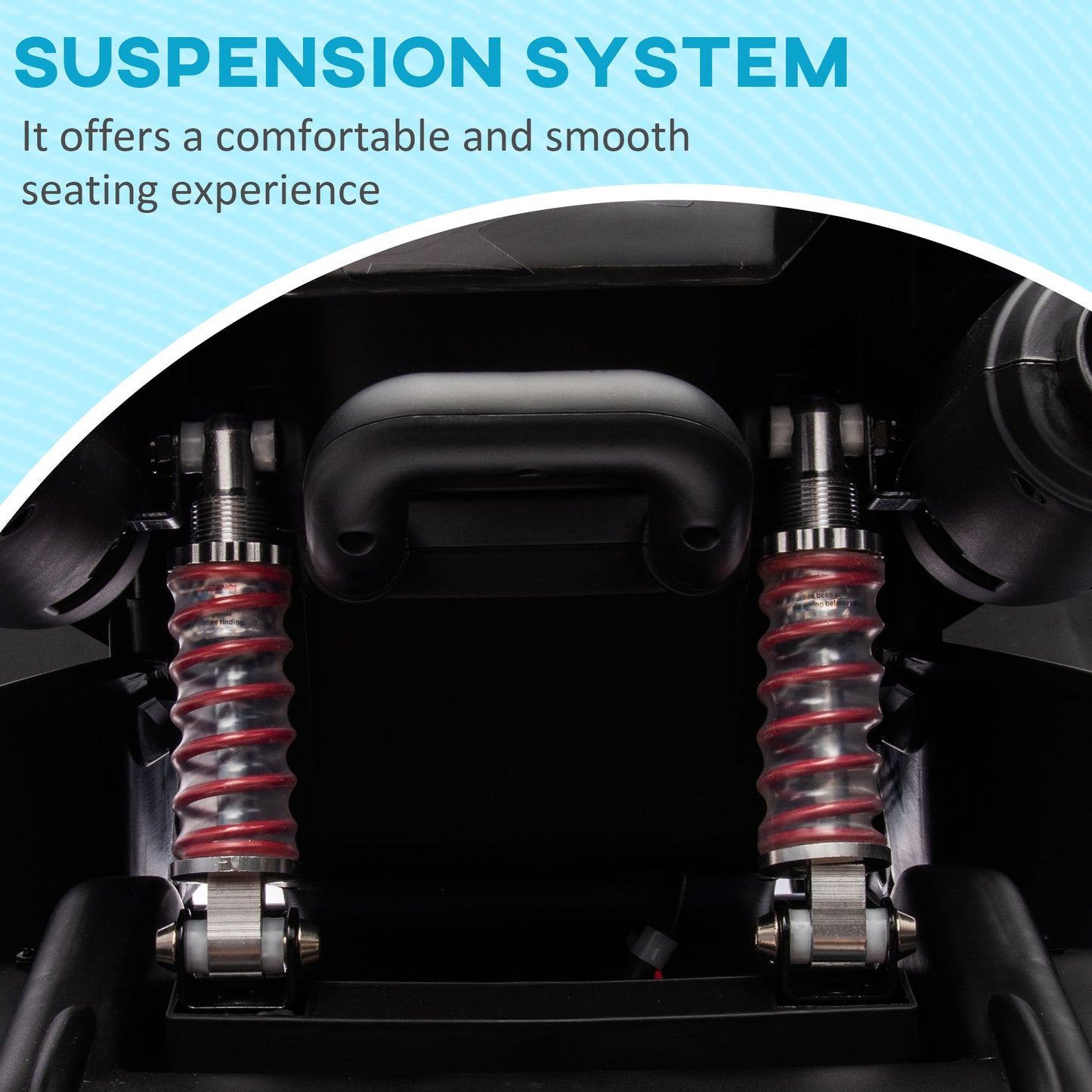 HOMCOM Mclaren Licensed 12V Quad Bike with Slow Start, Music, Headlights, MP3 Slot, Suspension Wheels, for 3-8 Years - Black