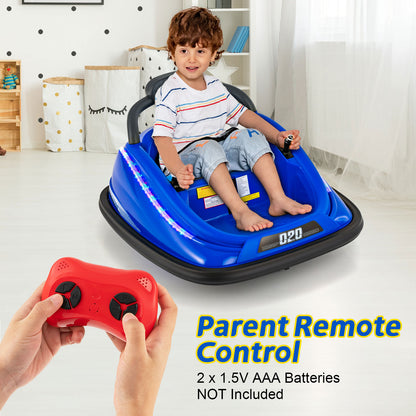 Electric Bumper Car with Remote Control-Blue