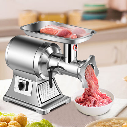 3-in-1 Meat Mincer and Sausage Stuffer Maker-Silver