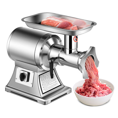 3-in-1 Meat Mincer and Sausage Stuffer Maker-Silver