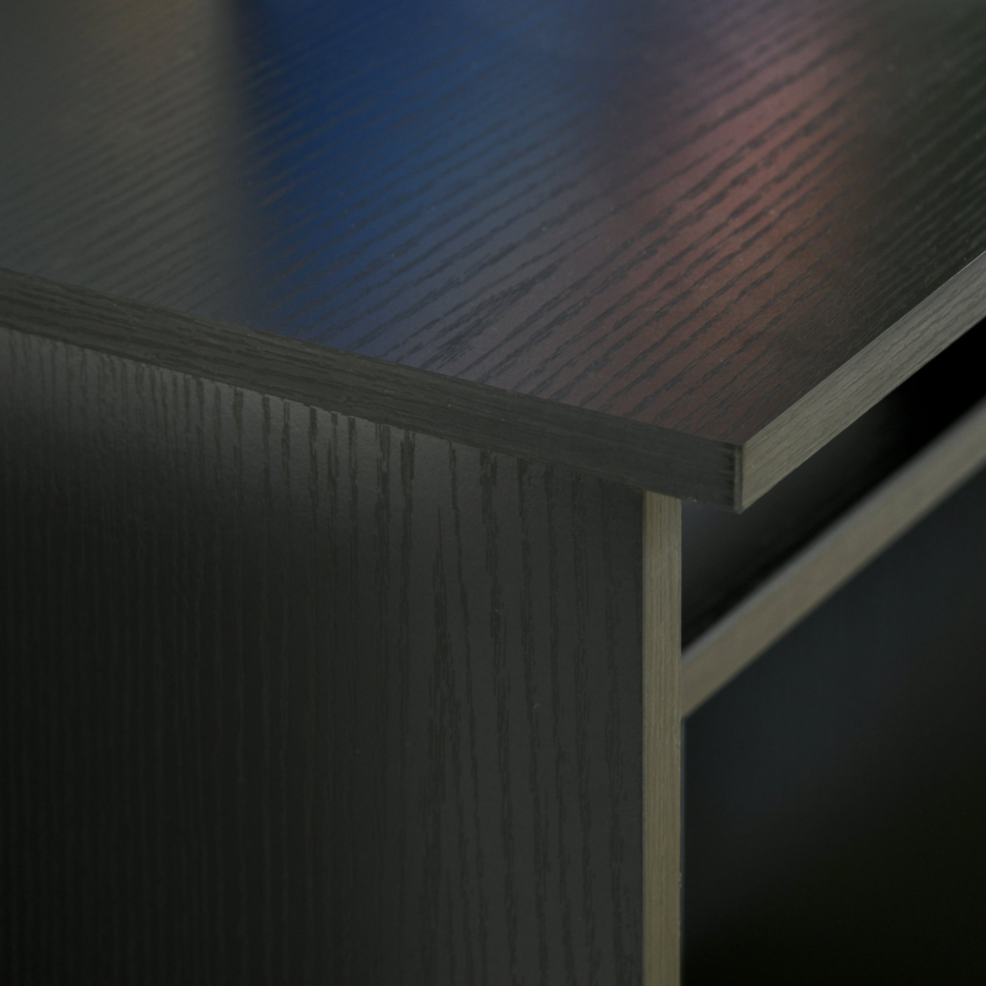 HOMCOM Computer Writing Desk with Storage Compartment Workstation Learning Center for Home Office 90W x 50D(cm) - Black