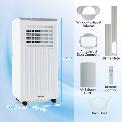 7000 BTU Portable Air Conditioner for Rooms up to 250?-White