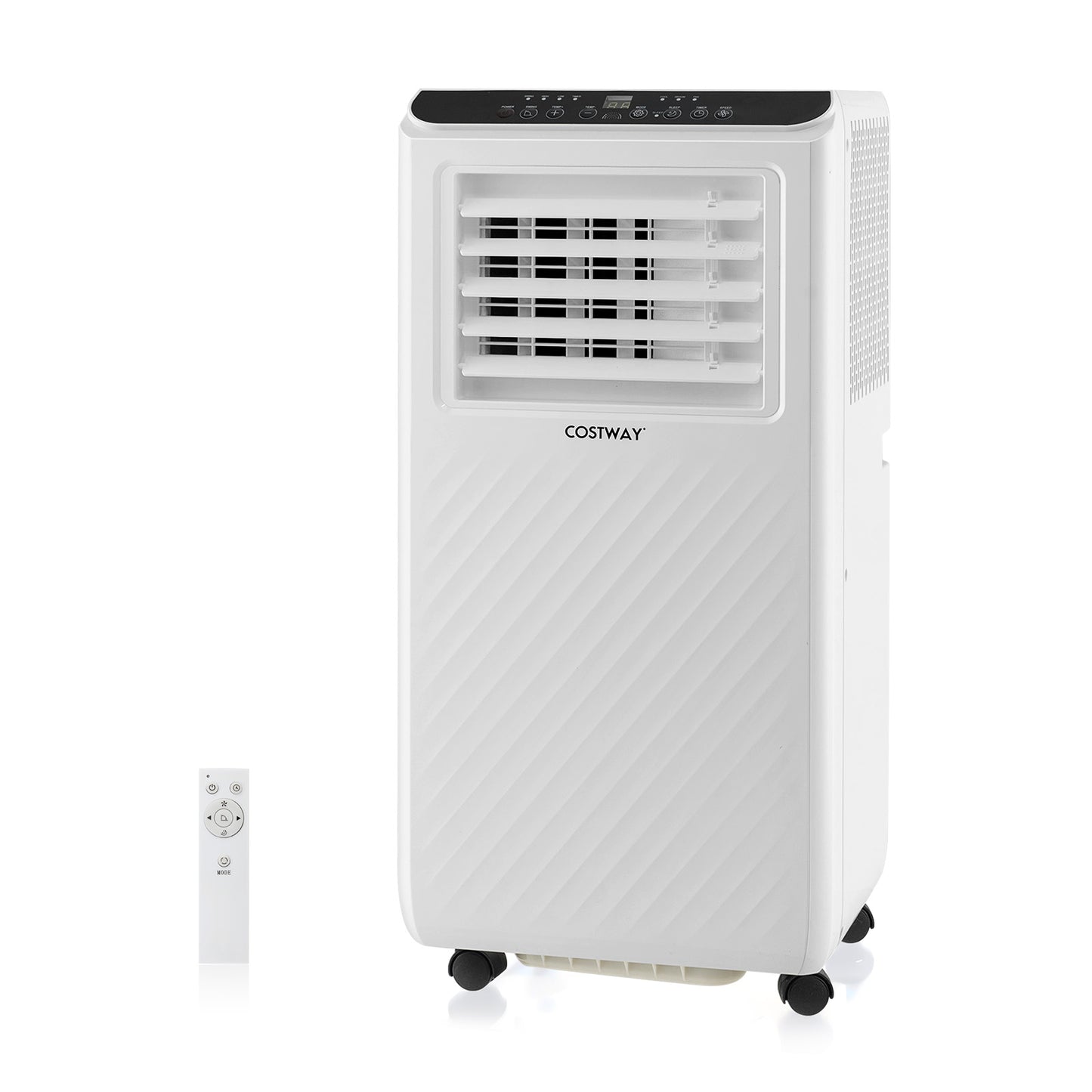 4 in 1 Floor AC Unit with Fan and Dehumidifier-White