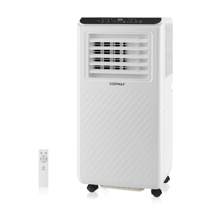 4 in 1 Floor AC Unit with Fan and Dehumidifier-White