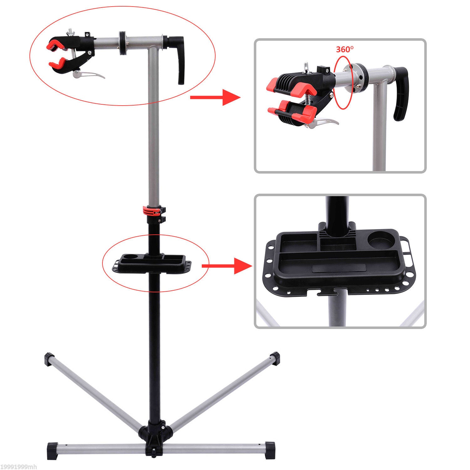 HOMCOM Professional Bike Cycle Bicycle Maintenance Repair Stand Workstand Display Rack Tool Adjustable New