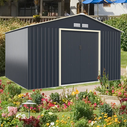 Large Utility Storage House with Sliding Door