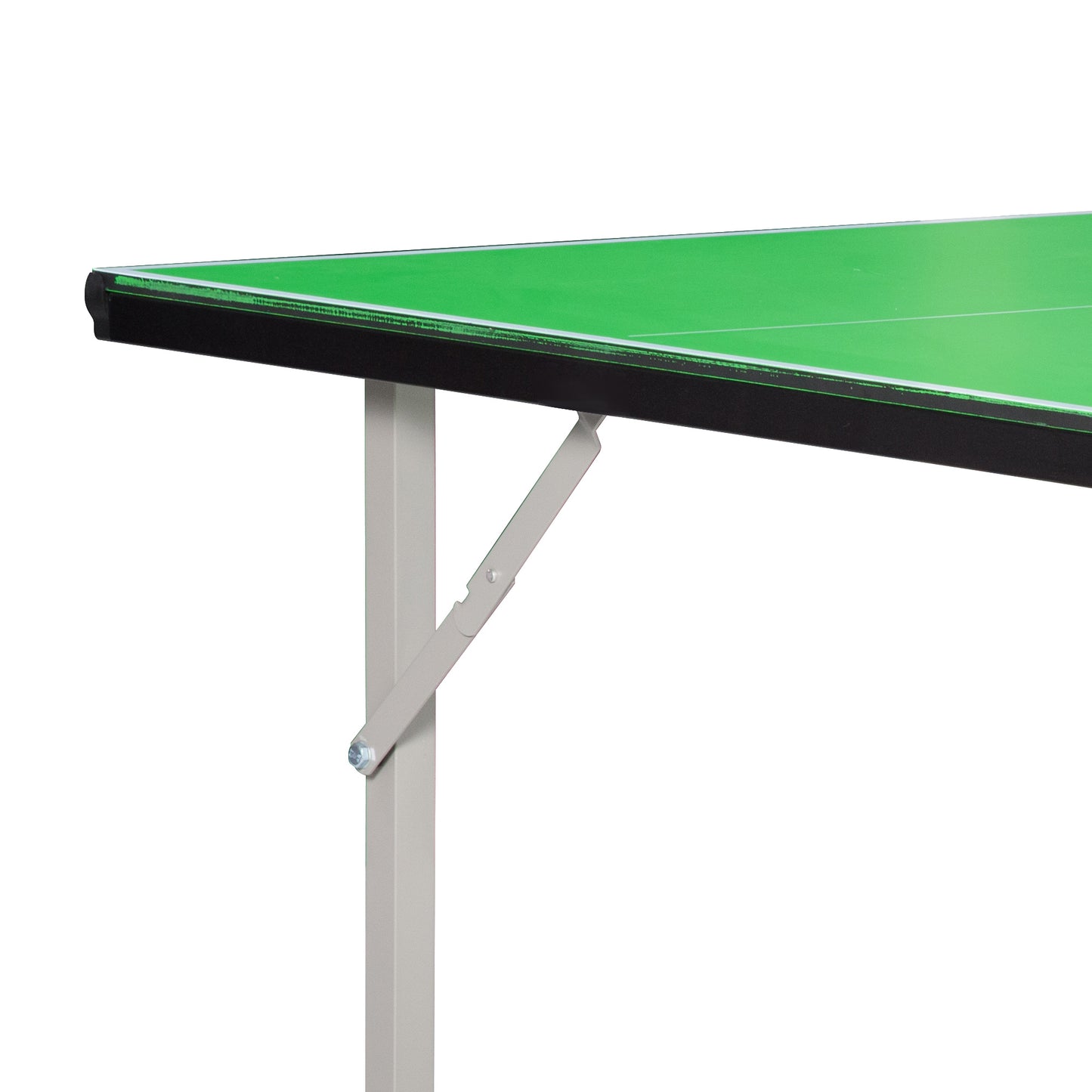 HOMCOM 182cm Mini Tennis Table Folding Ping Pong Table with Net Multi-Use Table for Indoor Outdoor Game, Green