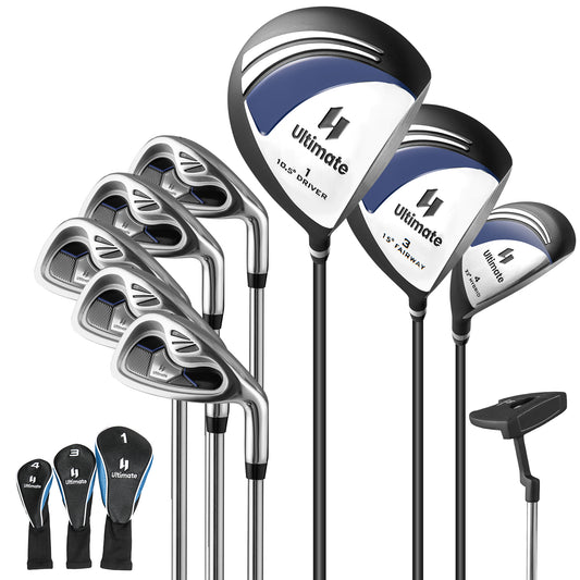 Men's 9 Pieces Complete Golf Club Set-Navy