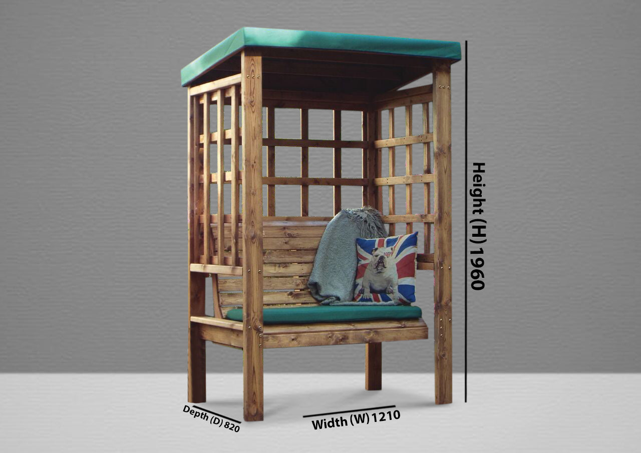 Bramham 2 Seat Arbour Green