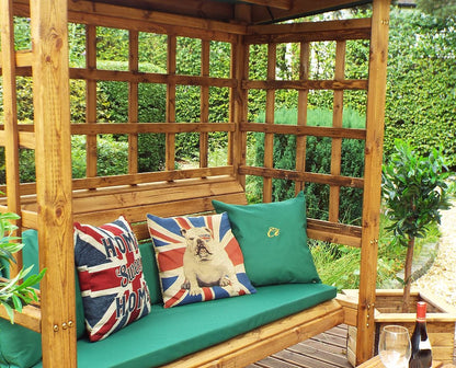 Bramham 3 Seat Arbour Green