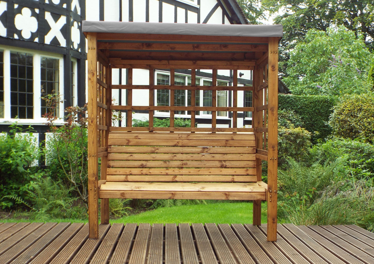 Bramham 3 Seat Arbour Grey