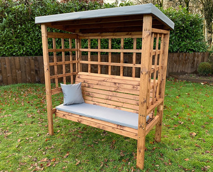 Bramham 3 Seat Arbour Grey