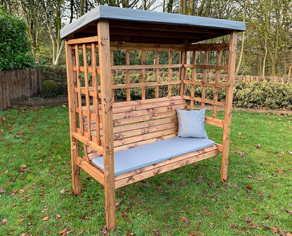 Bramham 3 Seat Arbour Grey