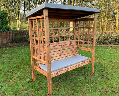 Bramham 3 Seat Arbour Grey