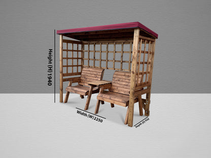 Grand Henley Arbour Burgundy