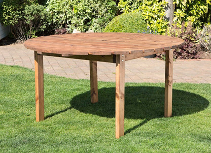 Elegant Round Table for 6 - Perfect for Outdoor Gatherings