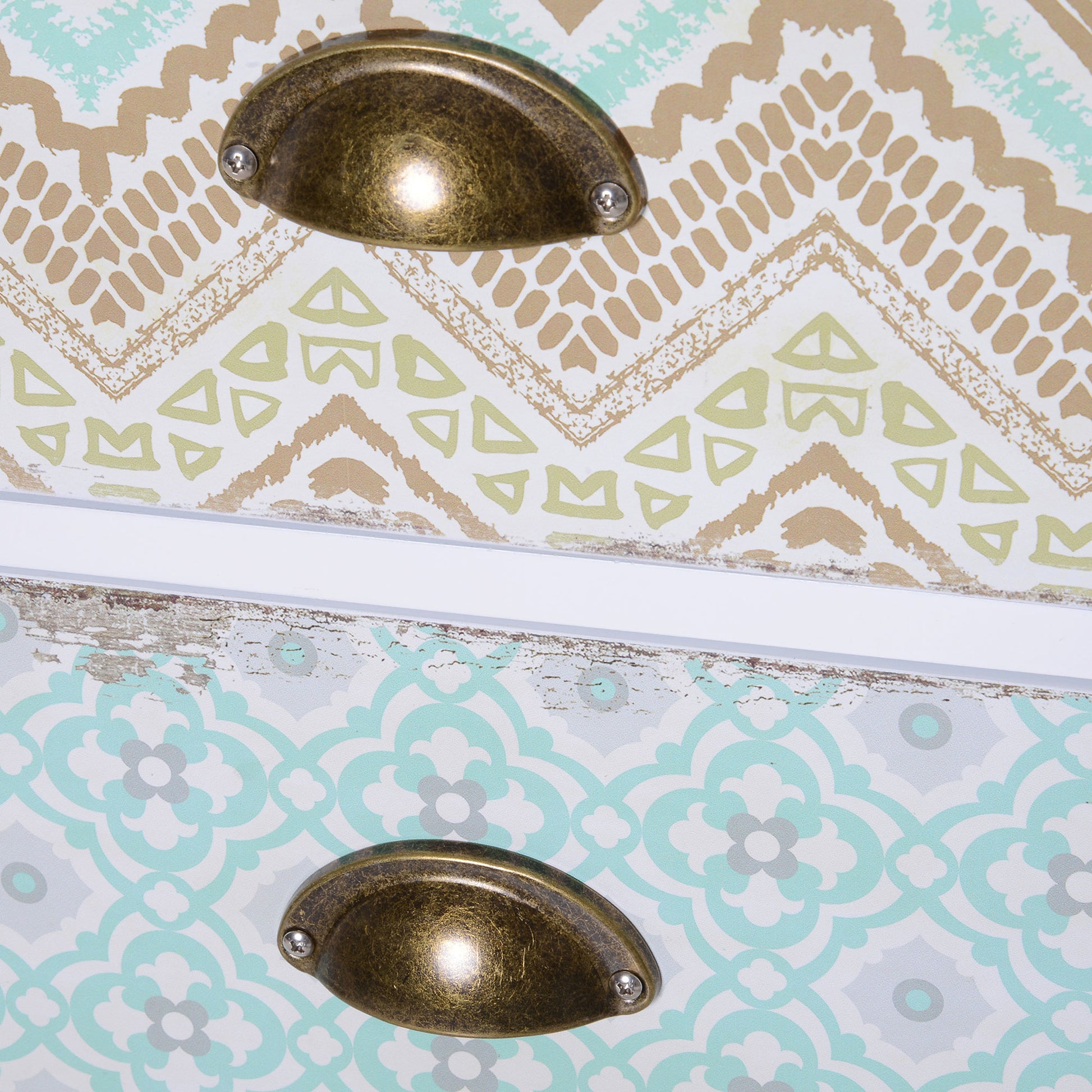 HOMCOM Storage Chest Unit, 46Wx34Dx94H cm-White