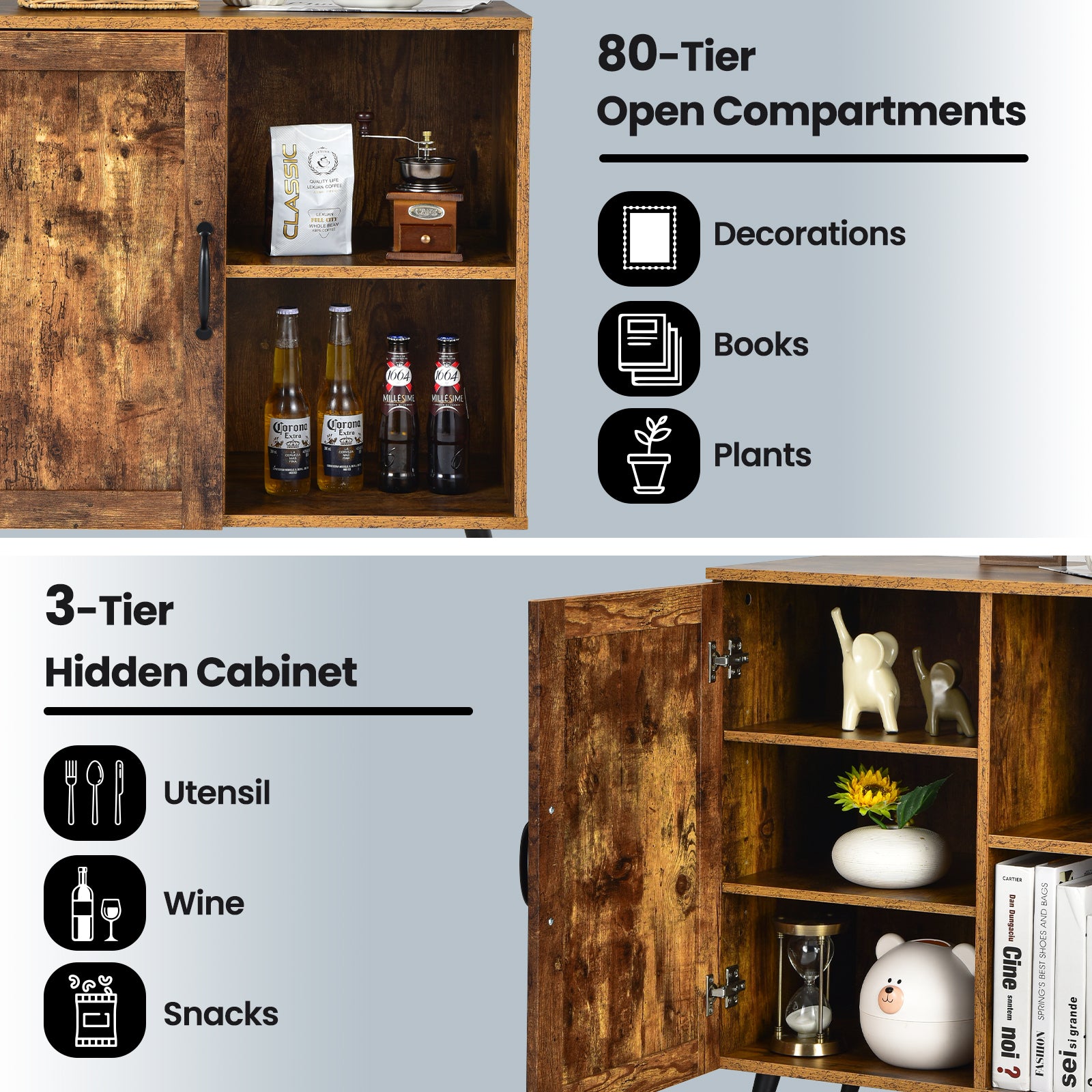 Industrial Storage Cabinet with Adjustable Shelves