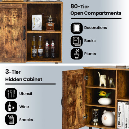 Industrial Storage Cabinet with Adjustable Shelves