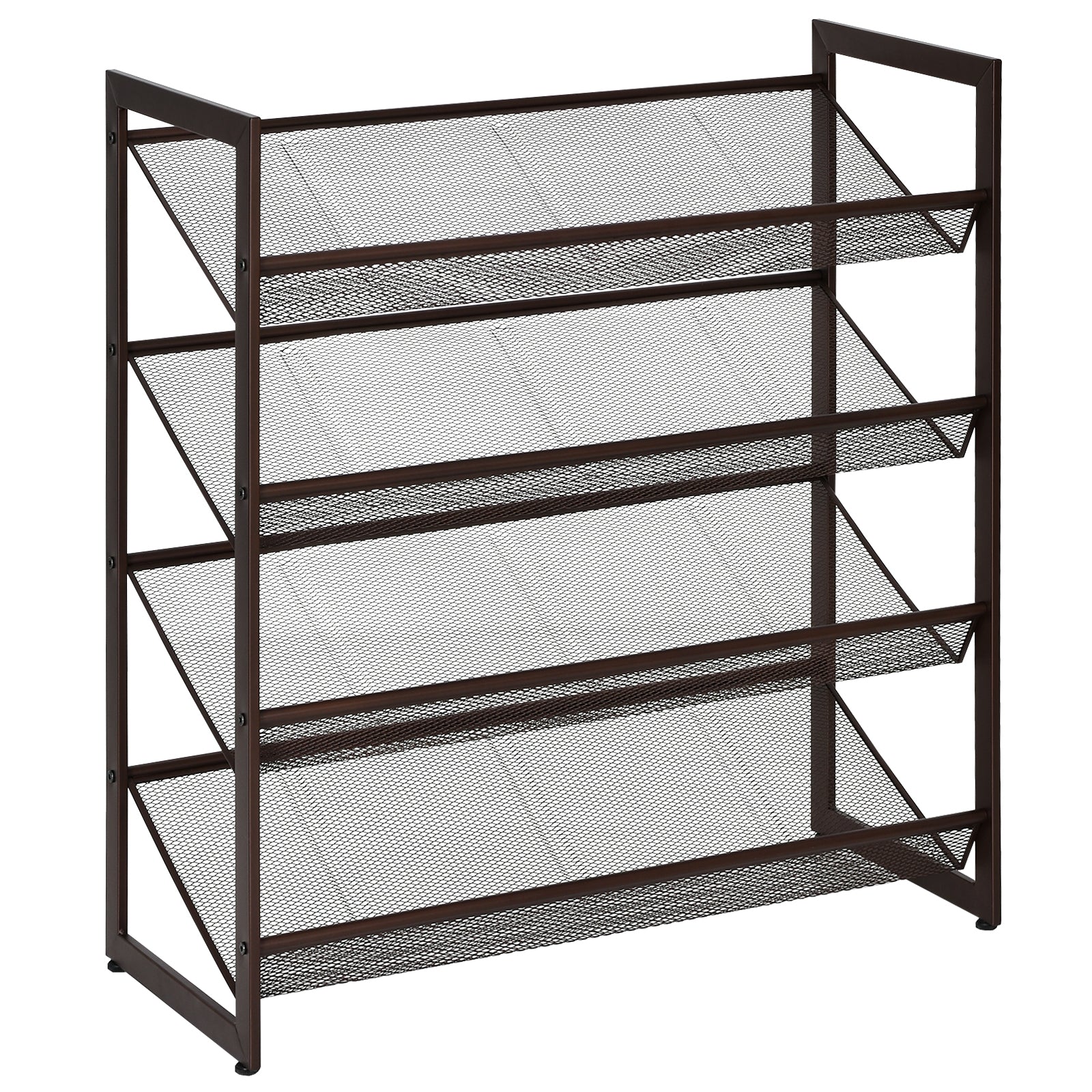Mesh Boot Rack 4-Tier Metal Mesh Shoe Rack for Hallway and Entryway – GardenArch
