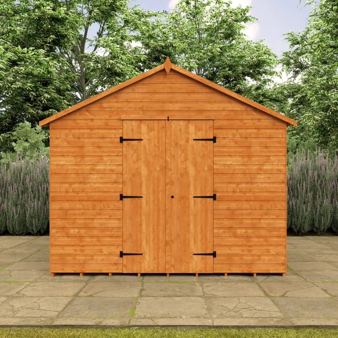 GardenArch 12x10 Xl Workshop Wooden Shed
