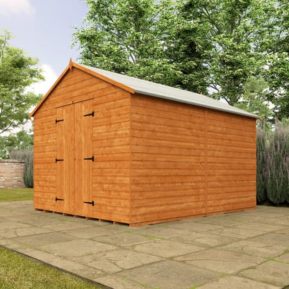 GardenArch 12x10 Xl Workshop Wooden Shed