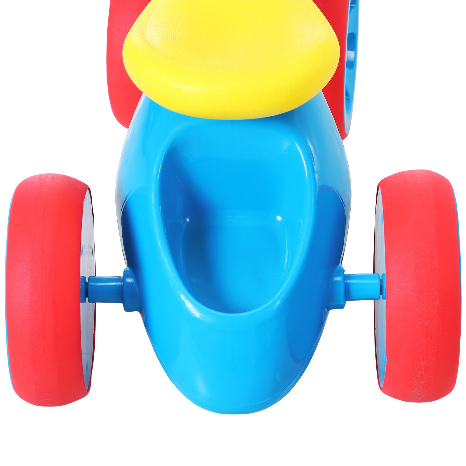 HOMCOM Toddler Training Walker Balance Ride-On Toy with Rubber Wheels Blue