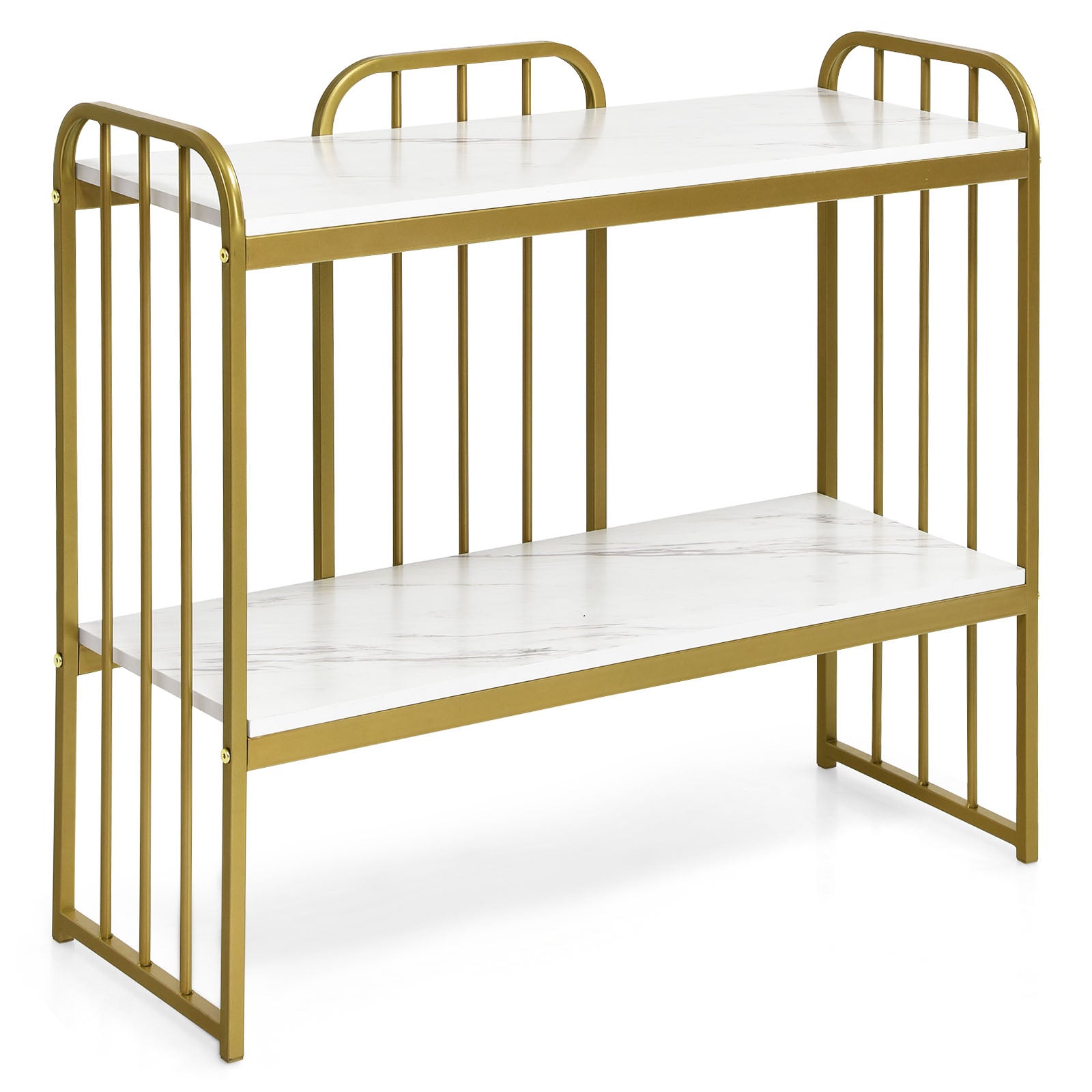 Faux Marble Sofa Side End Table or Living Room