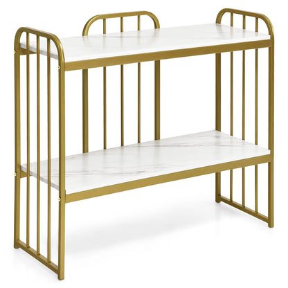 Faux Marble Sofa Side End Table or Living Room